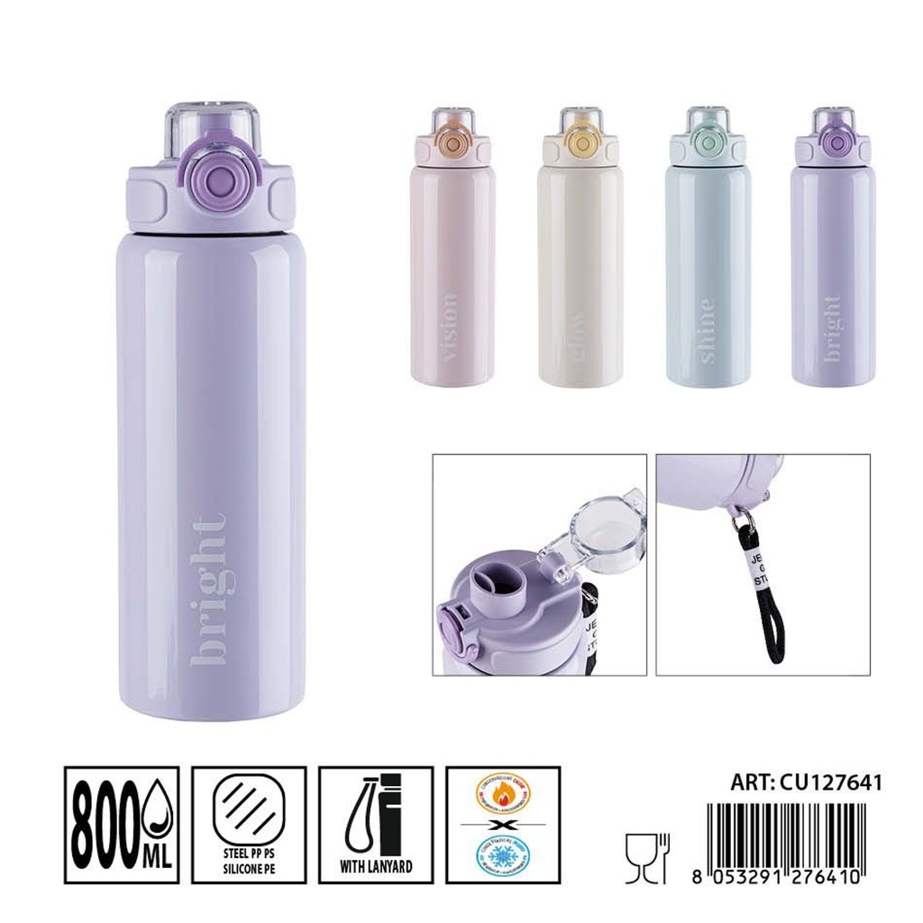 Botella térmica estampada de 800 ml DC CASA - Accesorios de cocina