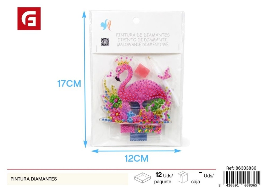 Pintura de diamantes acrílica 6# flamenco - Artículos de manualidades y decoración