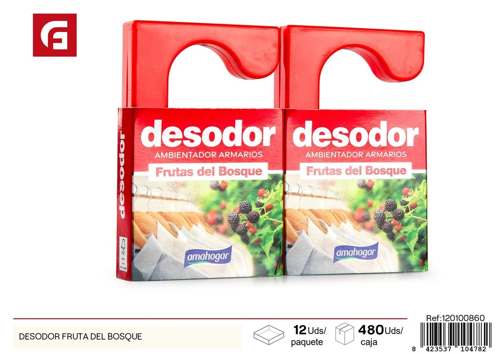Ambientador fruta del bosque - Fragancia para armarios y roperos