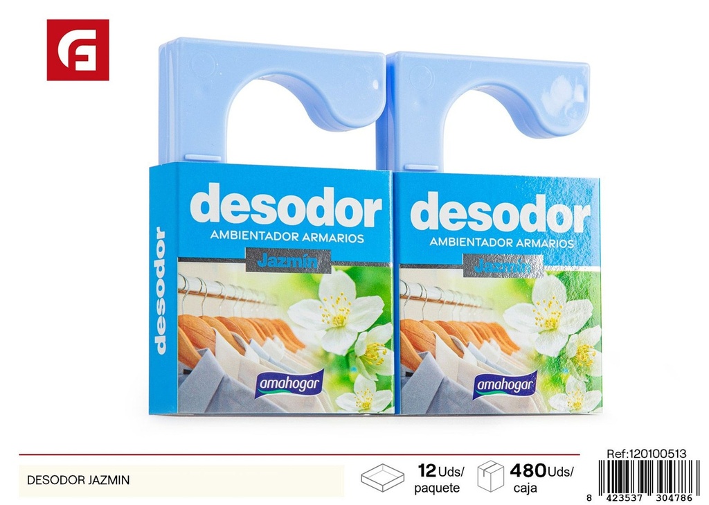 Ambientador jazmín - Fragancia para armarios y almacenamiento