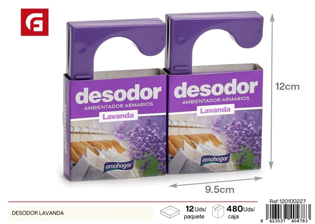Ambientador lavanda - Fragancia para armarios y almacenamiento