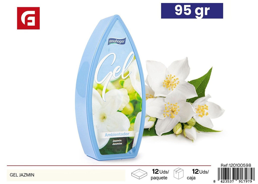 Gel ambientador jazmín - Fragancia en gel para el hogar