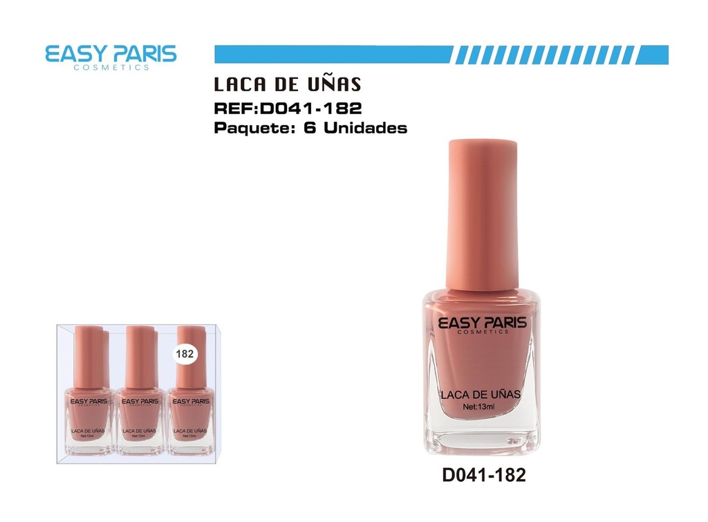 Laca de uñas Easy Paris 6 unidades - Cosméticos y cuidado personal