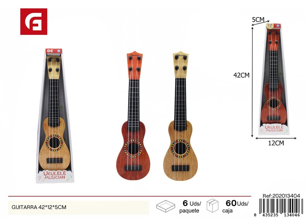 Guitarra de juguete 42x12x5 cm - Juguetes musicales