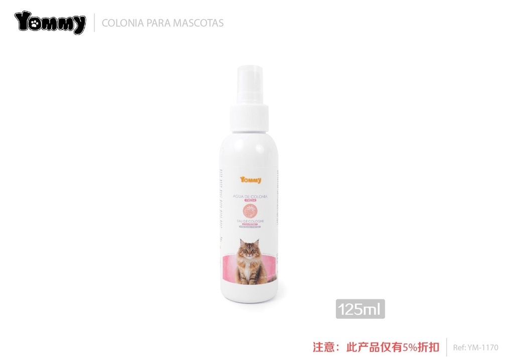 Agua de colonia de fresa para gatos 125ML - Perfume para felinos