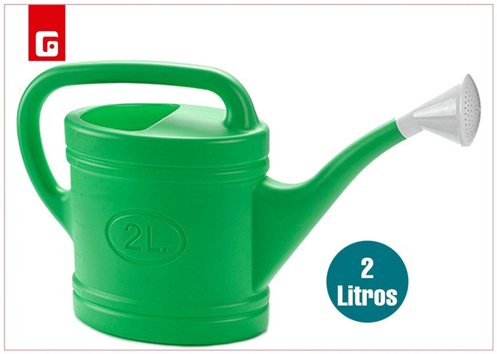 Rregadera verde de 2L - Accesorios de jardín
