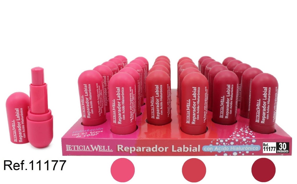Reparador labial con ácido hialurónico 30/U - Cosméticos