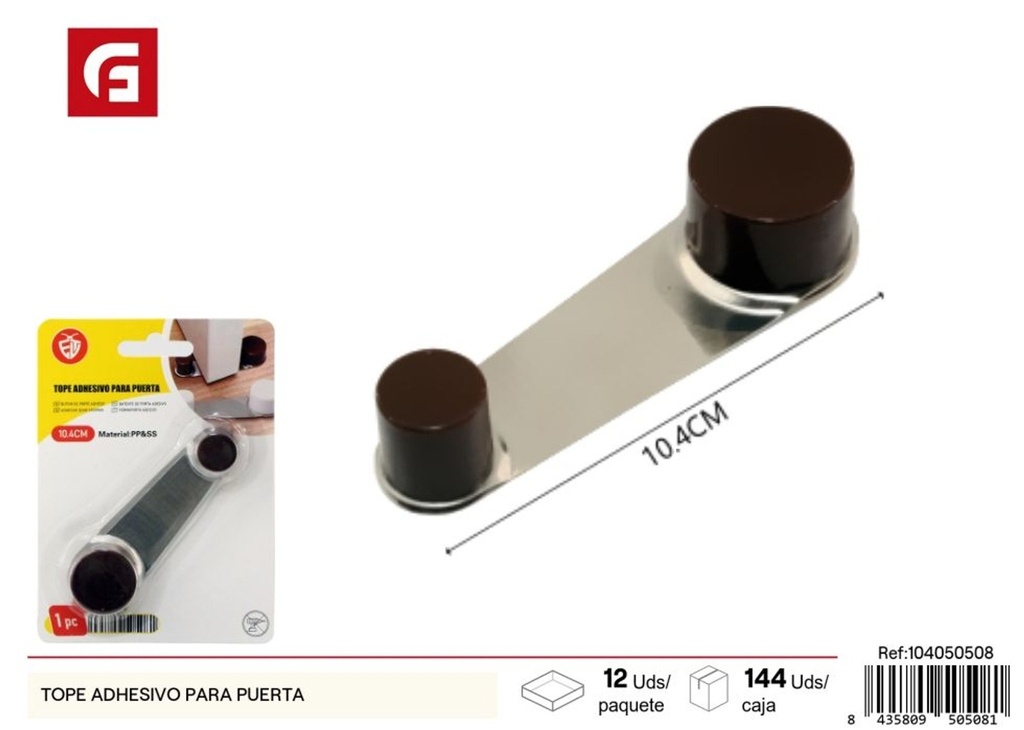 Tope adhesivo para puerta - Accesorios de ferretería