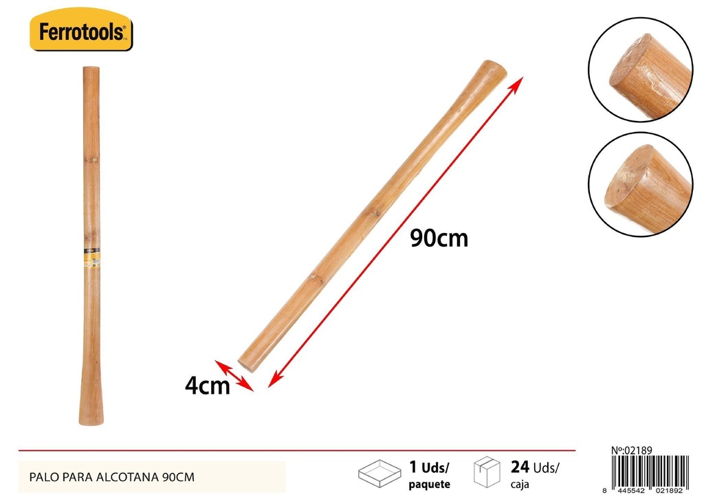 Palo para alcotana 90 cm - Accesorios de limpieza