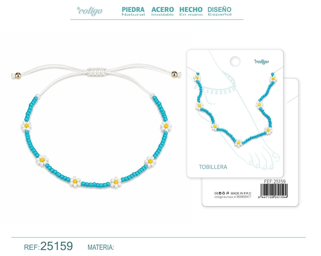 Tobillera hecha a mano - Joyería y complementos