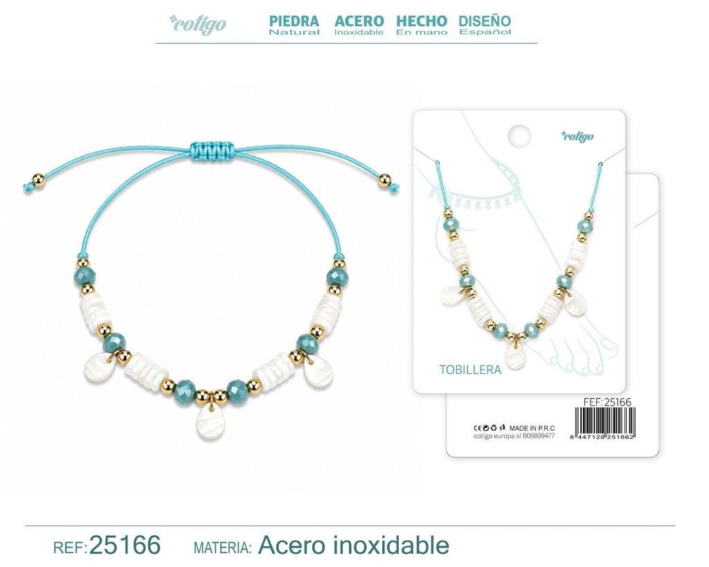 Tobillera hecha a mano - Joyería y complementos