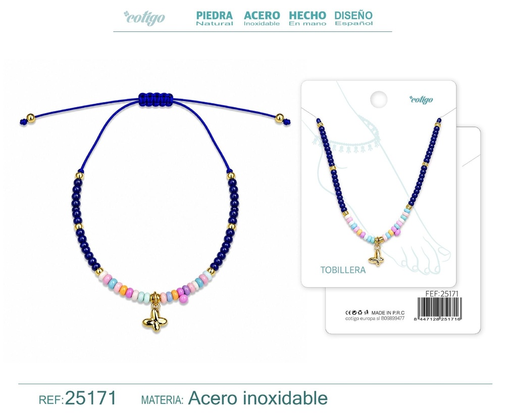 Tobillera hecha a mano - Joyería y complementos
