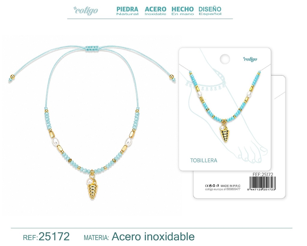 Tobillera hecha a mano - Joyería y complementos