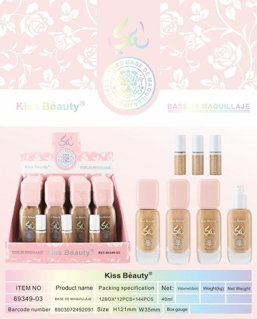 BBase de maquillaje árabe 12/U K.B - Productos de belleza y novedades temporales