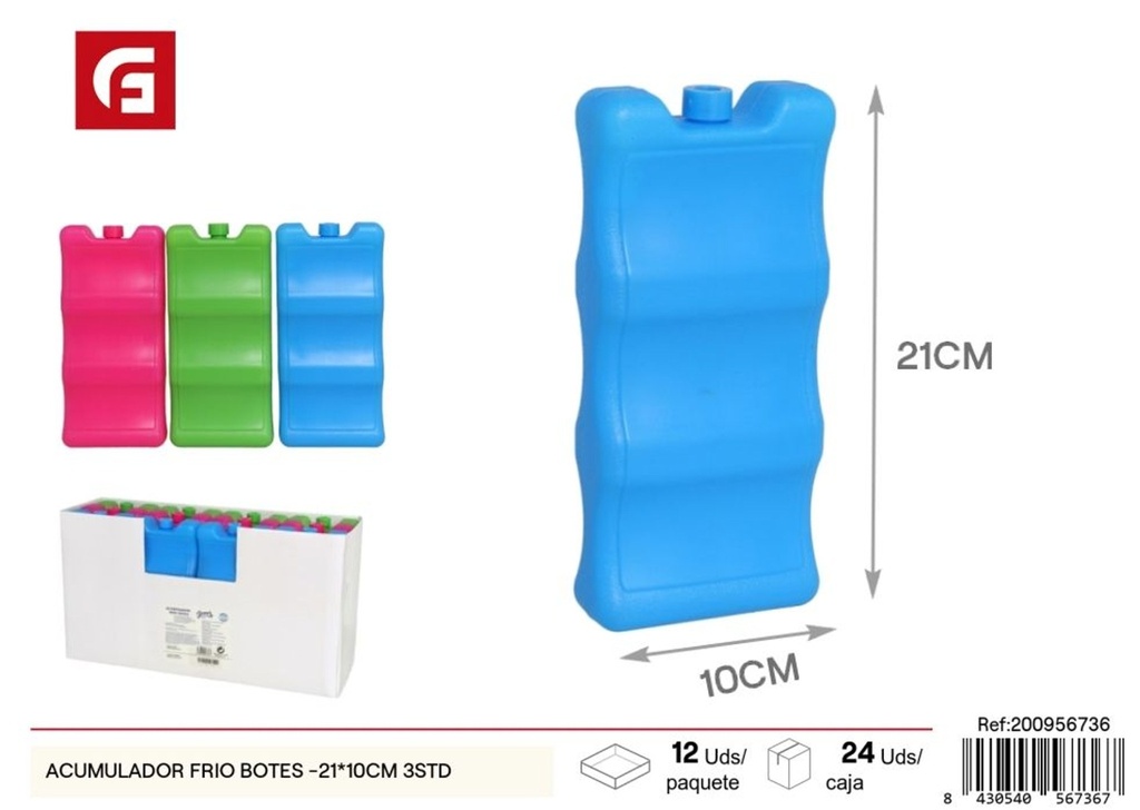 Acumuladores fríos en forma de bote 3 unidades - Utensilios de cocina y neveras