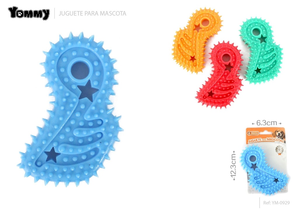 Juguete TPR símbolo 12.3*6.3*2.3 cm - Juguetes para mascotas