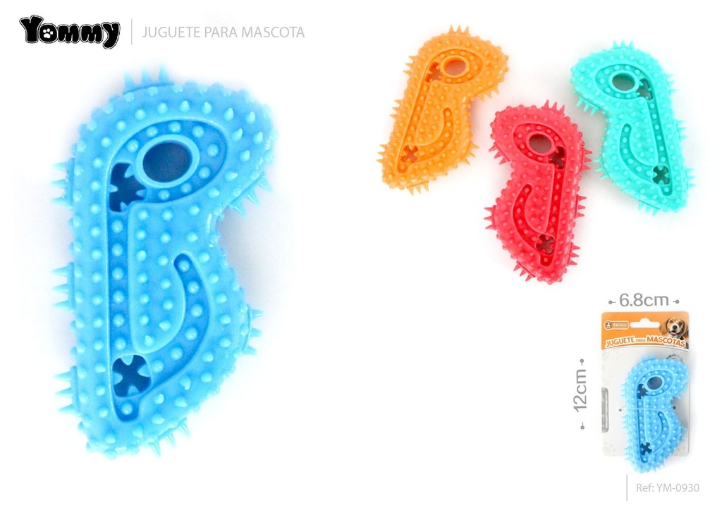 Juguete TPR símbolo 12*6.8*2.3 cm - Juguetes para mascotas