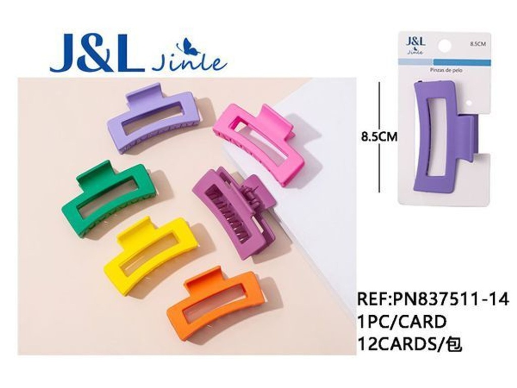Pinza de pelo 8.5 cm 12 uds - Accesorios para el cabello