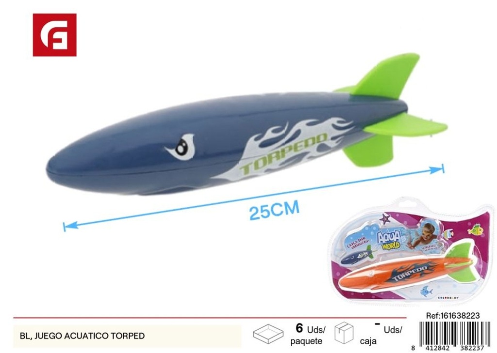 Juego acuático torpedo - Juguetes de verano y juegos de agua