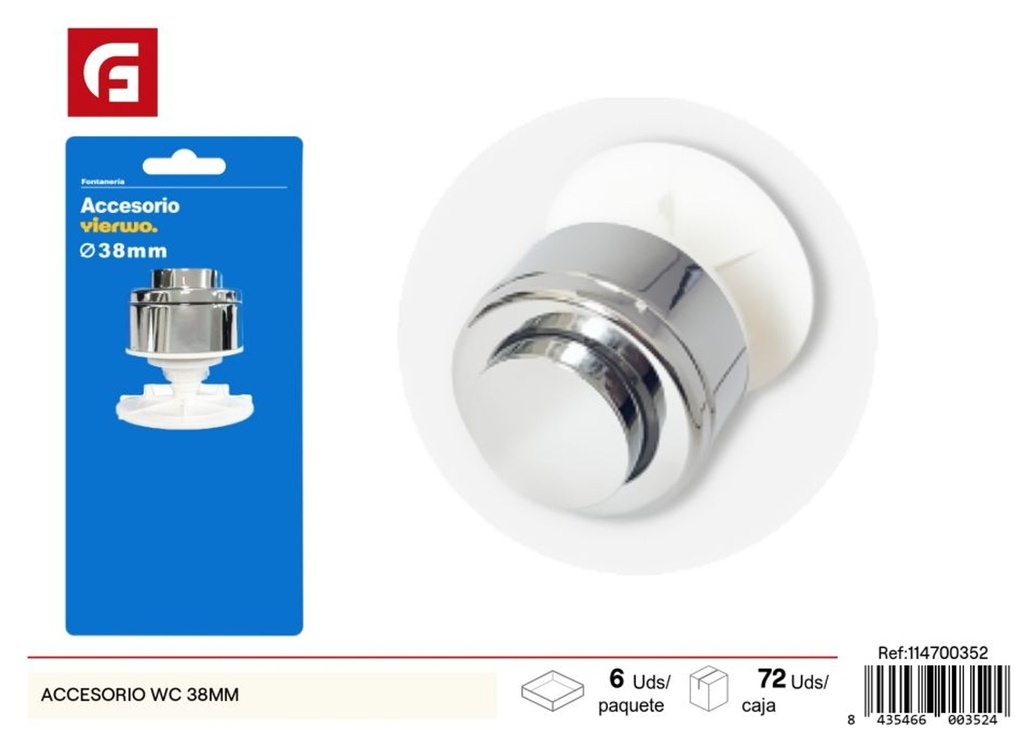 Accesorio para WC de 38 mm - Accesorios para baño y fontanería