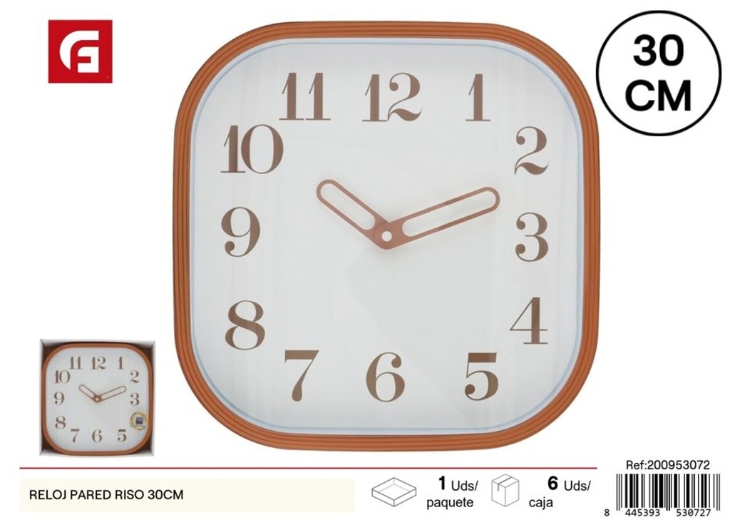 Reloj de pared Riso 30cm - Decoración del hogar