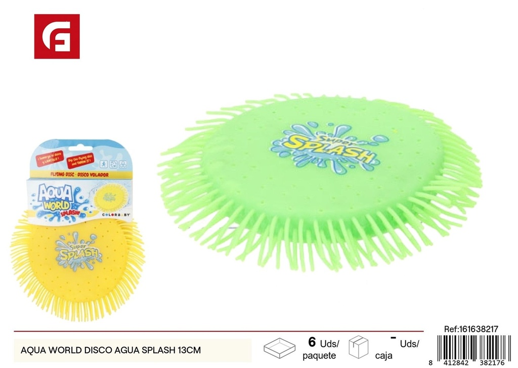 Aqua World disco de agua splash 13CM - Juguetes de verano