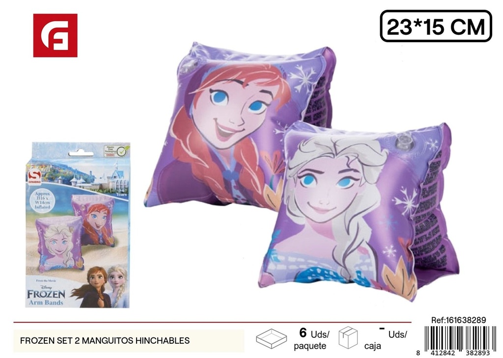 Frozen set de 2 manguitos inflables - Juguetes de verano