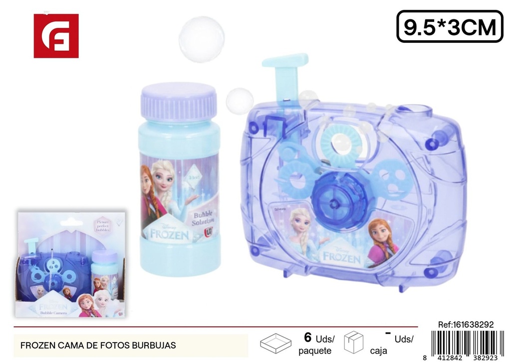 Cámara de fotos de burbujas Frozen - Juguetes de burbujas