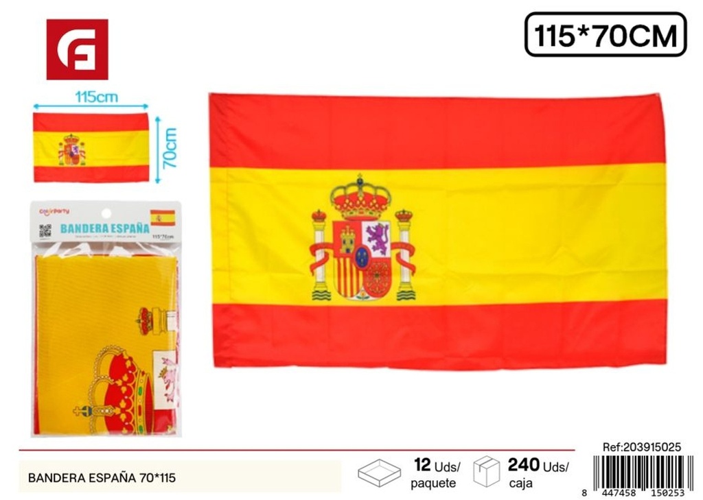 Bandera de España 70*115 cm - Accesorios para festividades