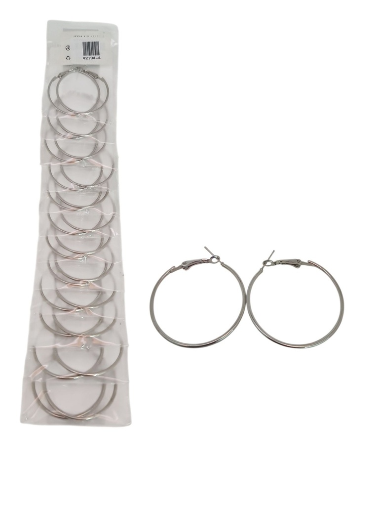 Aros para pendientes 4 cm 12 pcs - Accesorios de bisutería