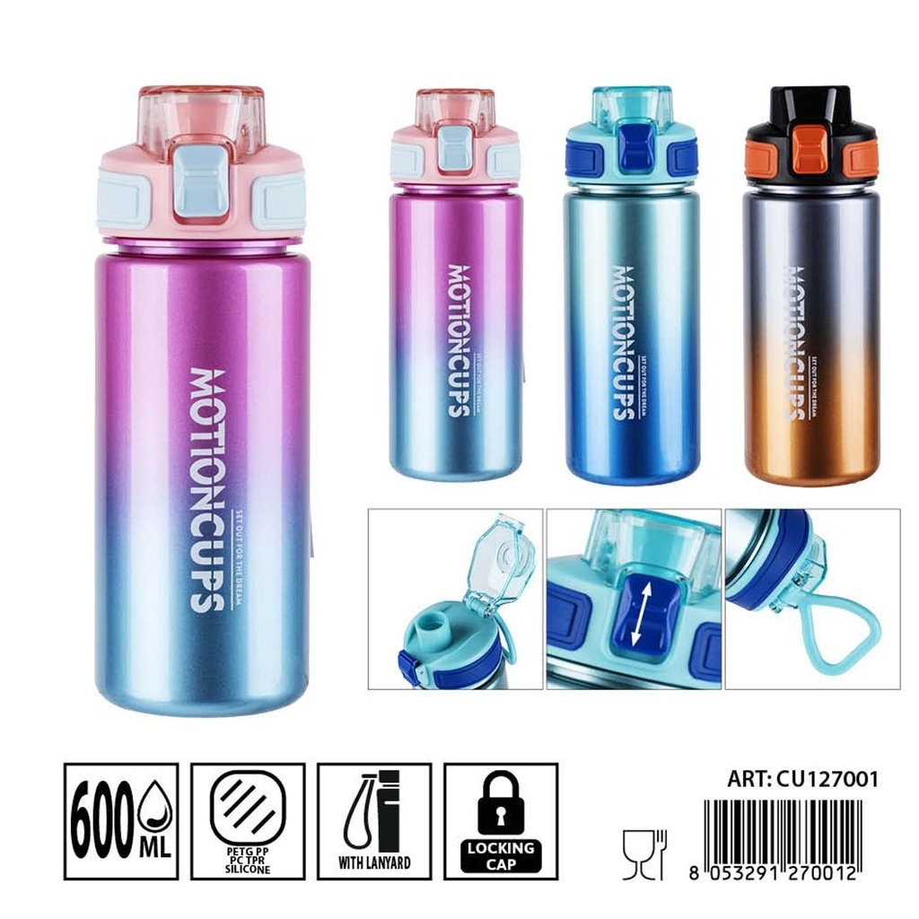 Botella DC Casa de 600 ml con pintura metálica de dos colores - Utensilios de cocina
