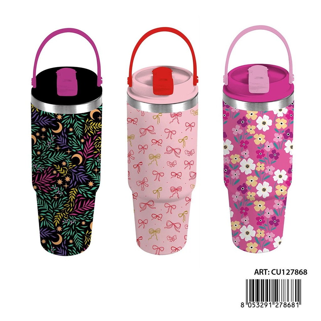 Botella térmica con estampado 890 ml - Accesorios para bebidas térmicas