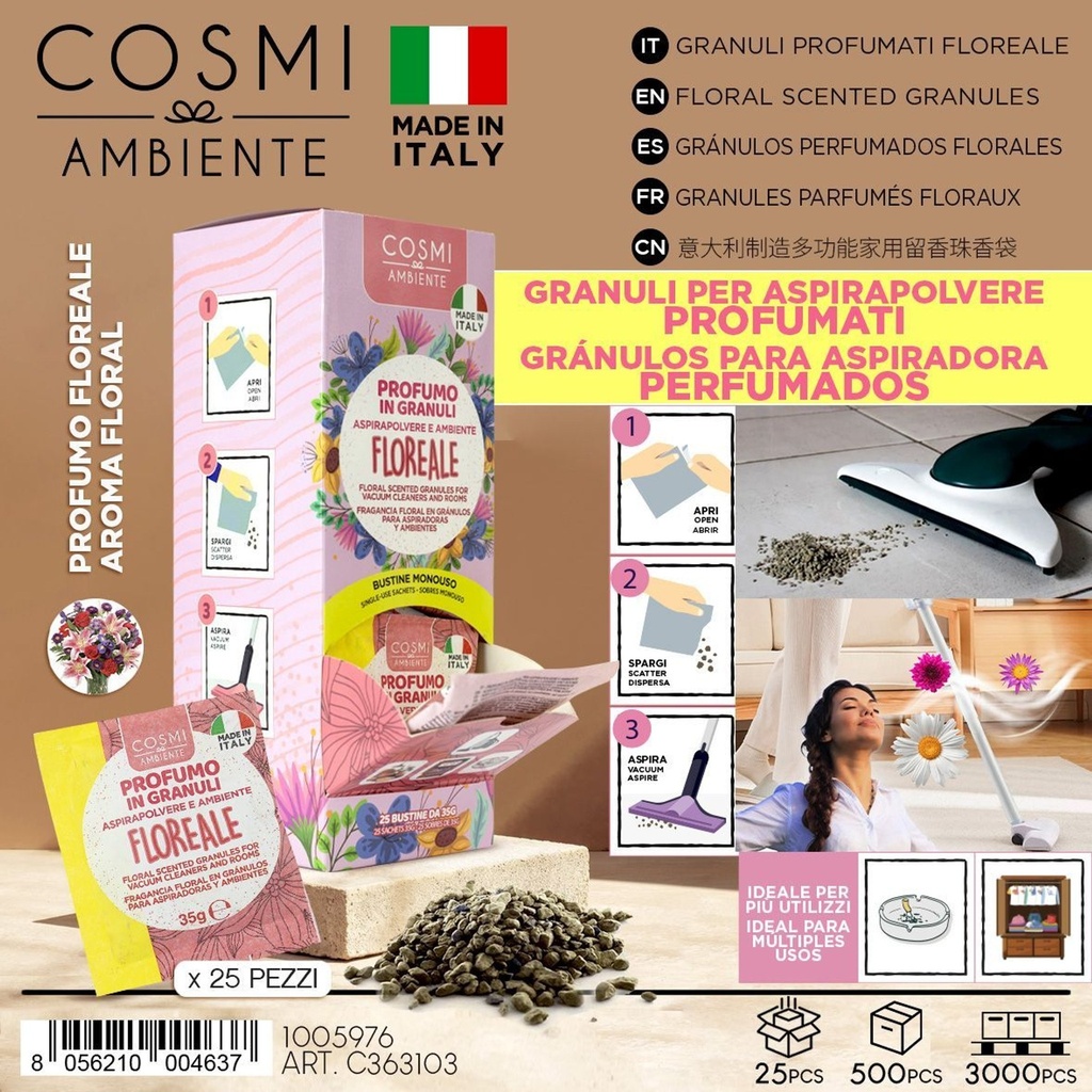 Gránulos perfumados COSMI florales - Aromatizantes