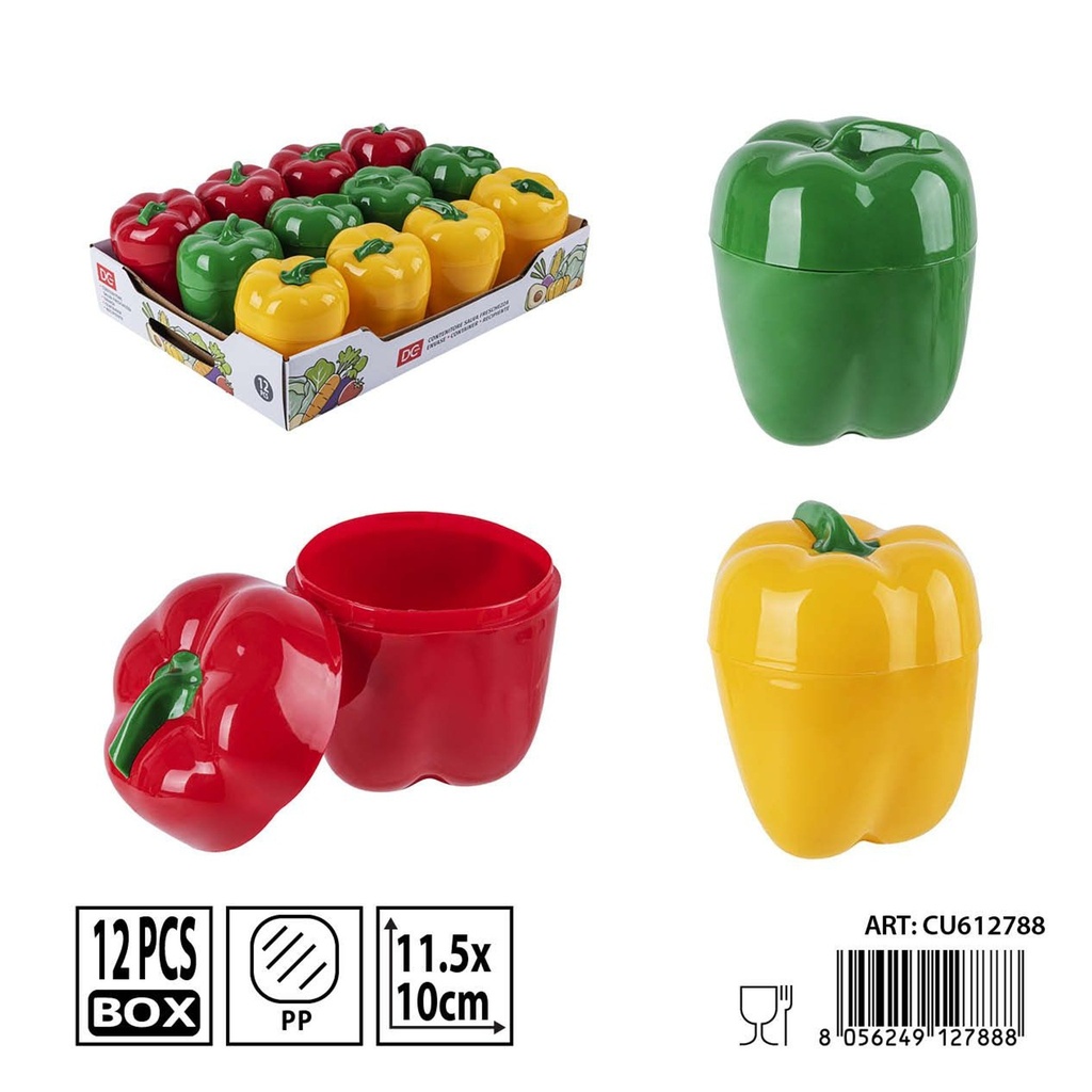 Contenedor conservador pimiento - Utensilios de cocina y almacenamiento