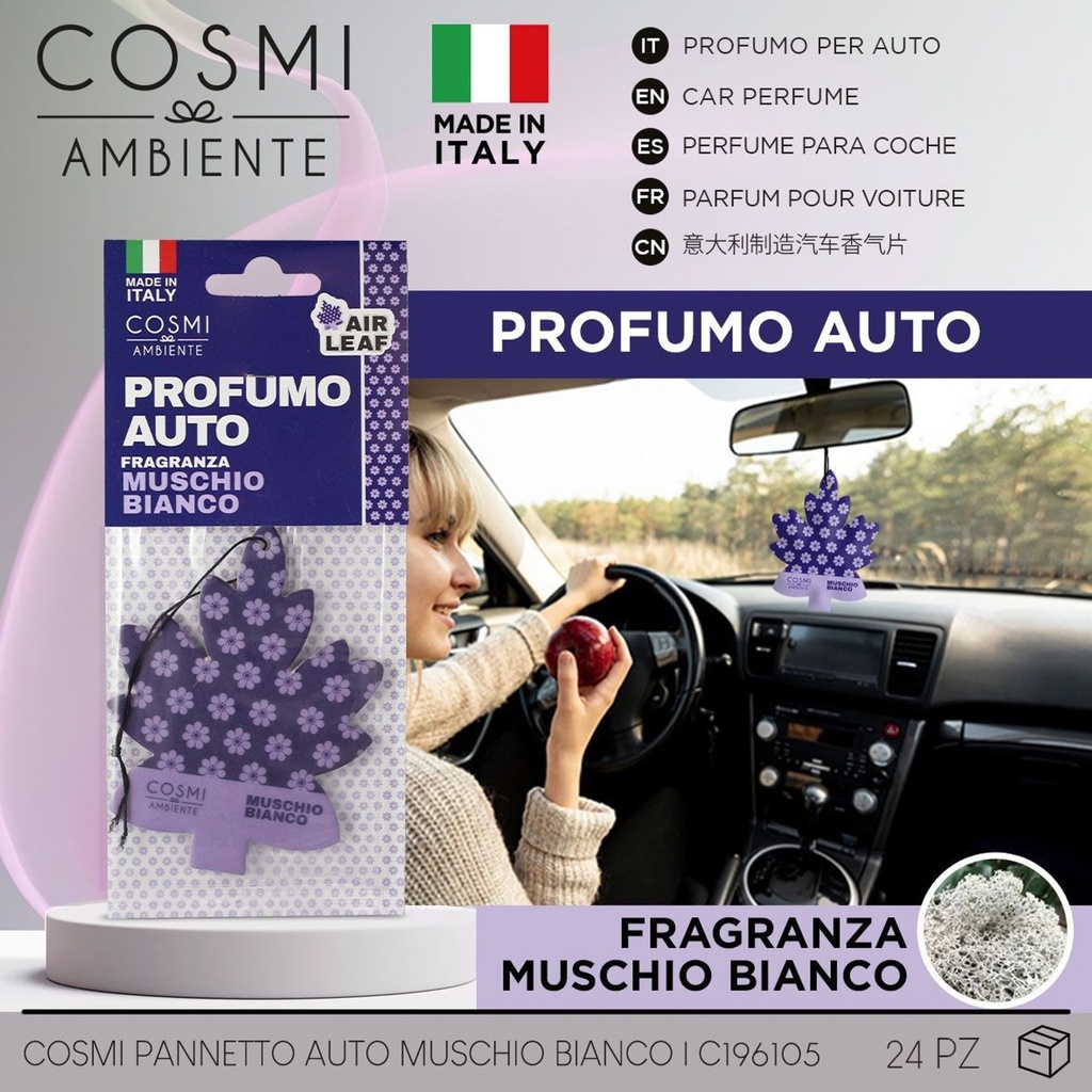 Aromatizador para auto aroma musgo 