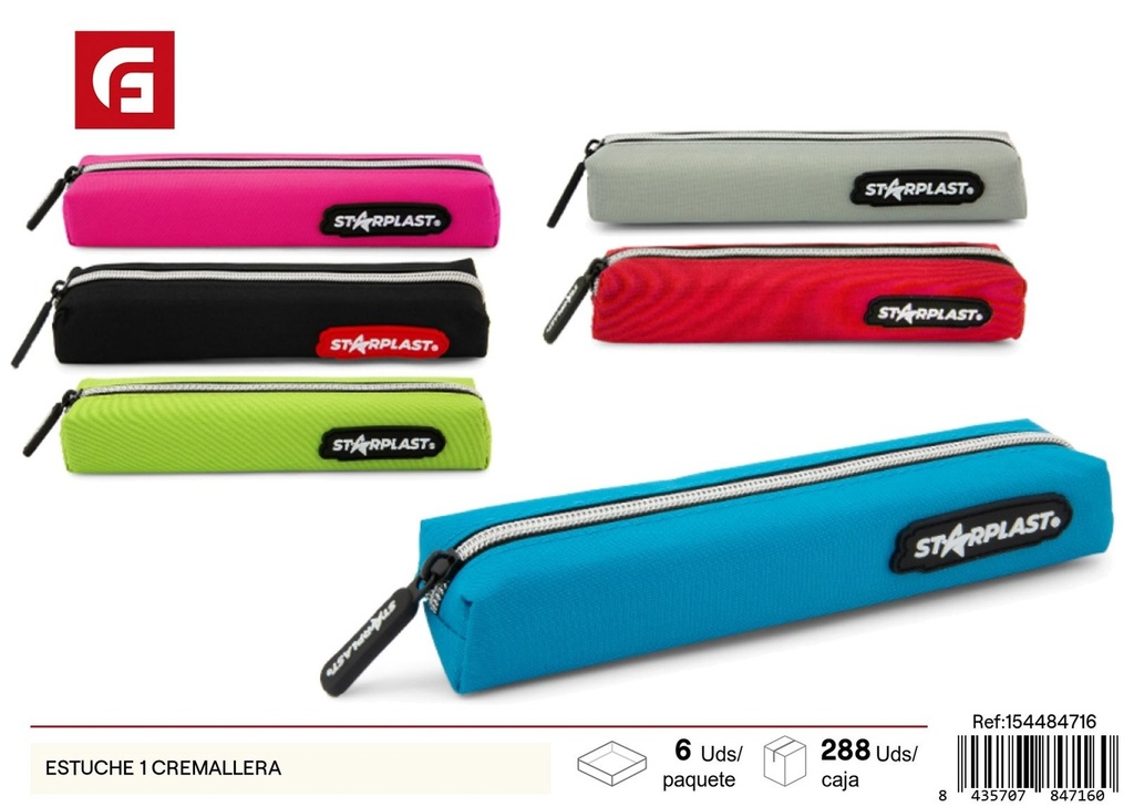 Estuche 1 cremallera - Material escolar