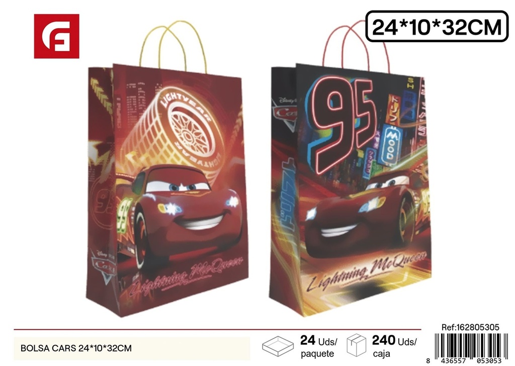 Bolsa Cars 24*10*32cm - Artículos de regalo