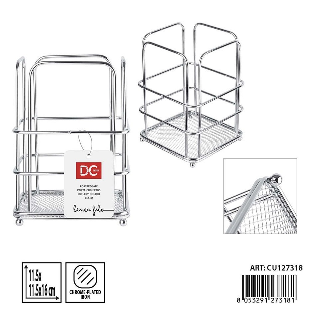 Cubertero de acero DC CASA - Accesorios de cocina y organización