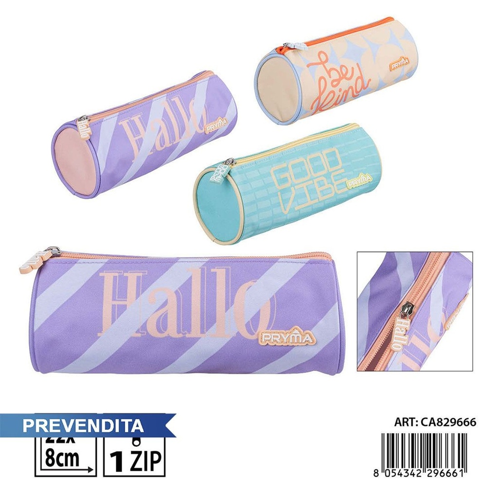 Estuche cilíndrico 22x8 cm - Accesorios para niños