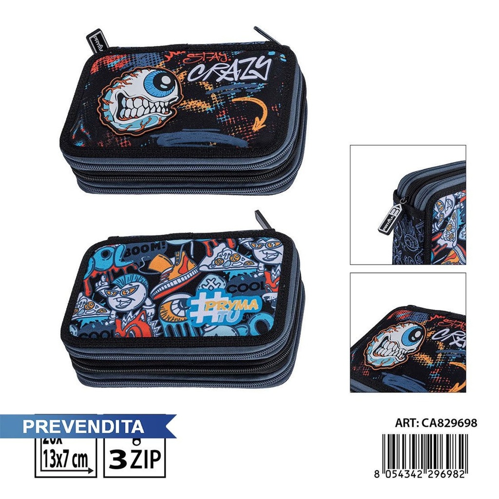 Estuche de 3 capas 20x13x7 cm - Accesorios para niños