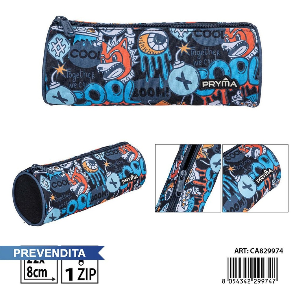 Estuche cilíndrico 22x8 cm - Accesorios para niños