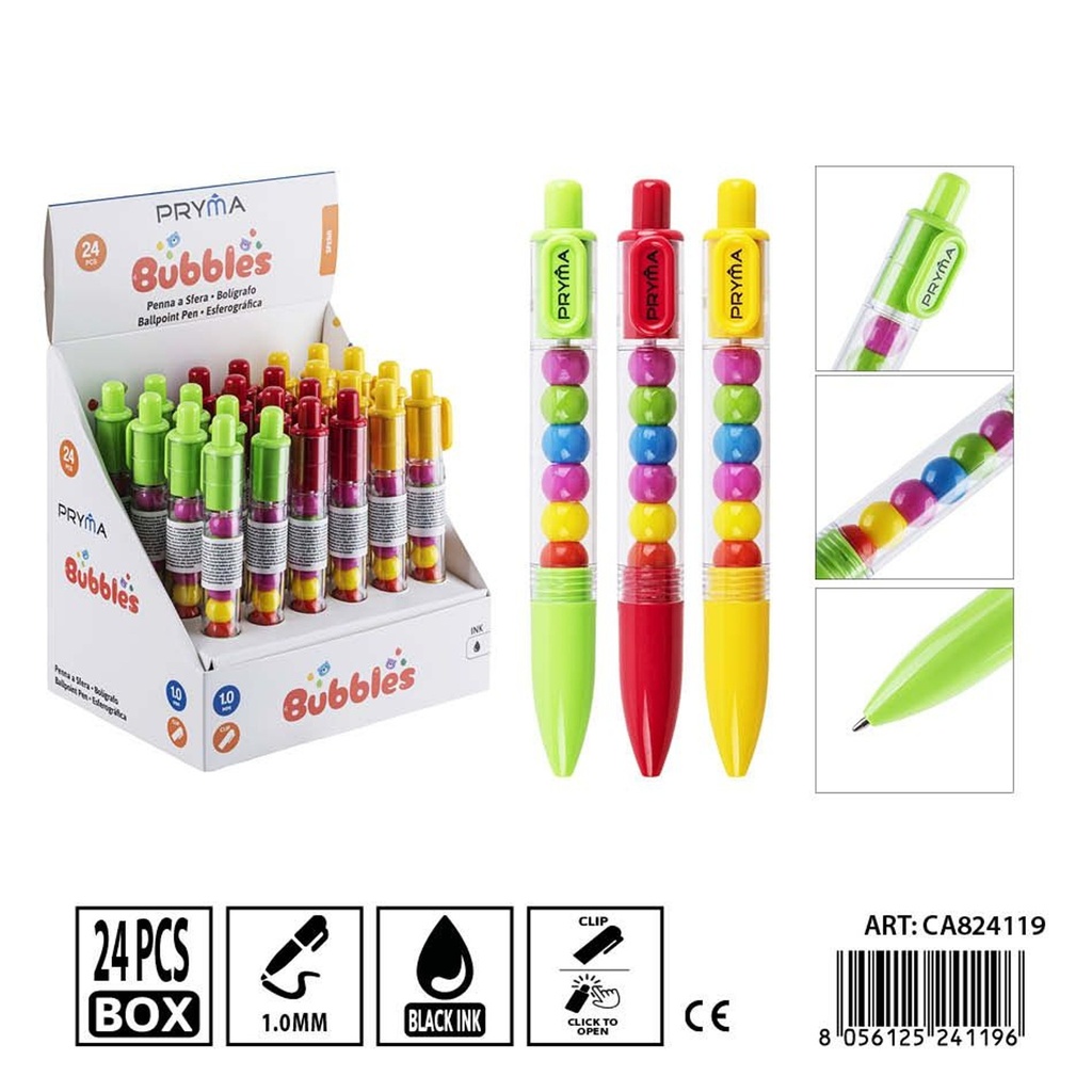 Bolígrafo clic 1.0 mm con forma de perlita - Herramientas de escritura y papelería