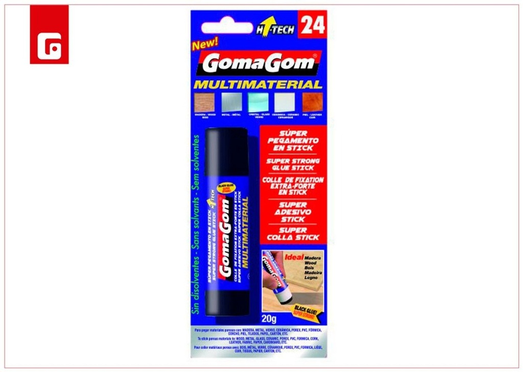 Gomagom Nº24 Barra de super pegamento 20 ml - Manualidades y pegamentos