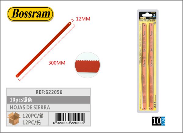 Hojas de sierra 1.2x30cm 10pcs