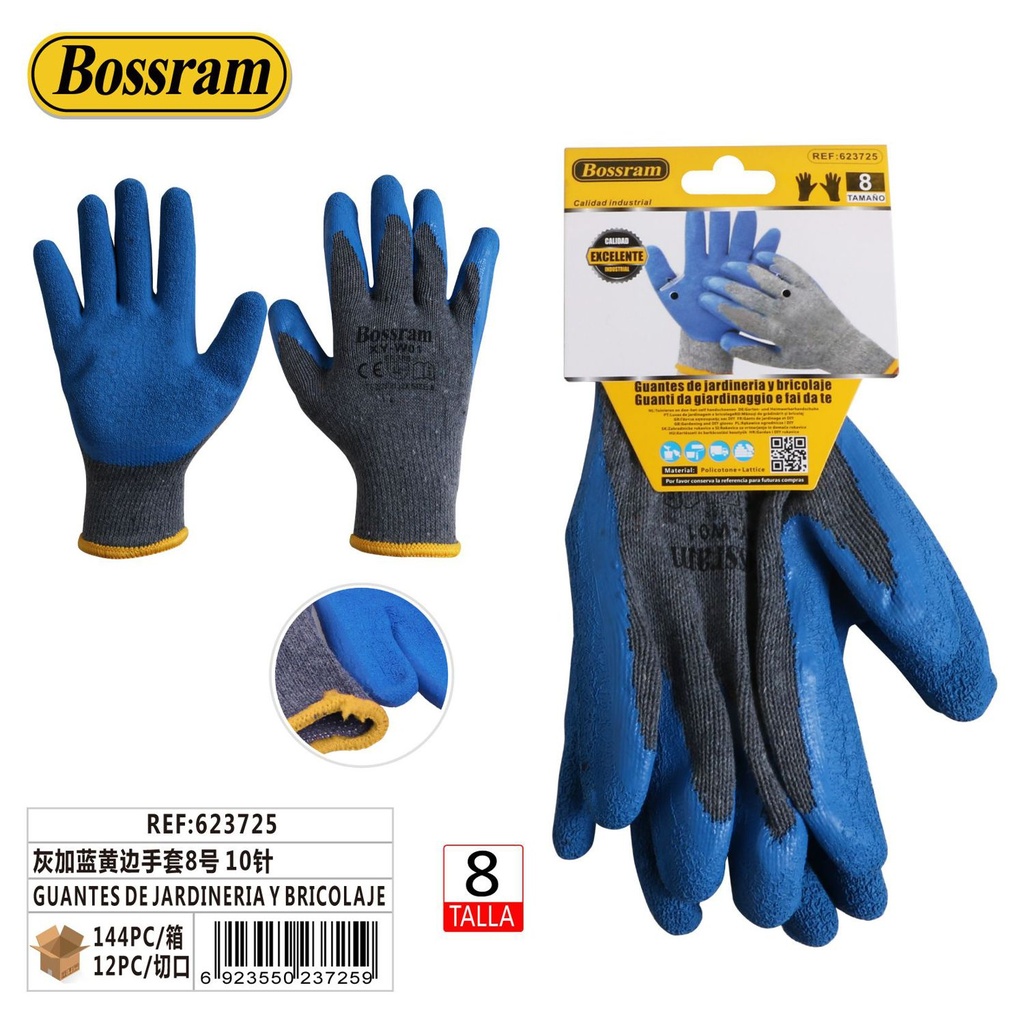 Guantes de jardinería y bricolaje 8# 10 guantes