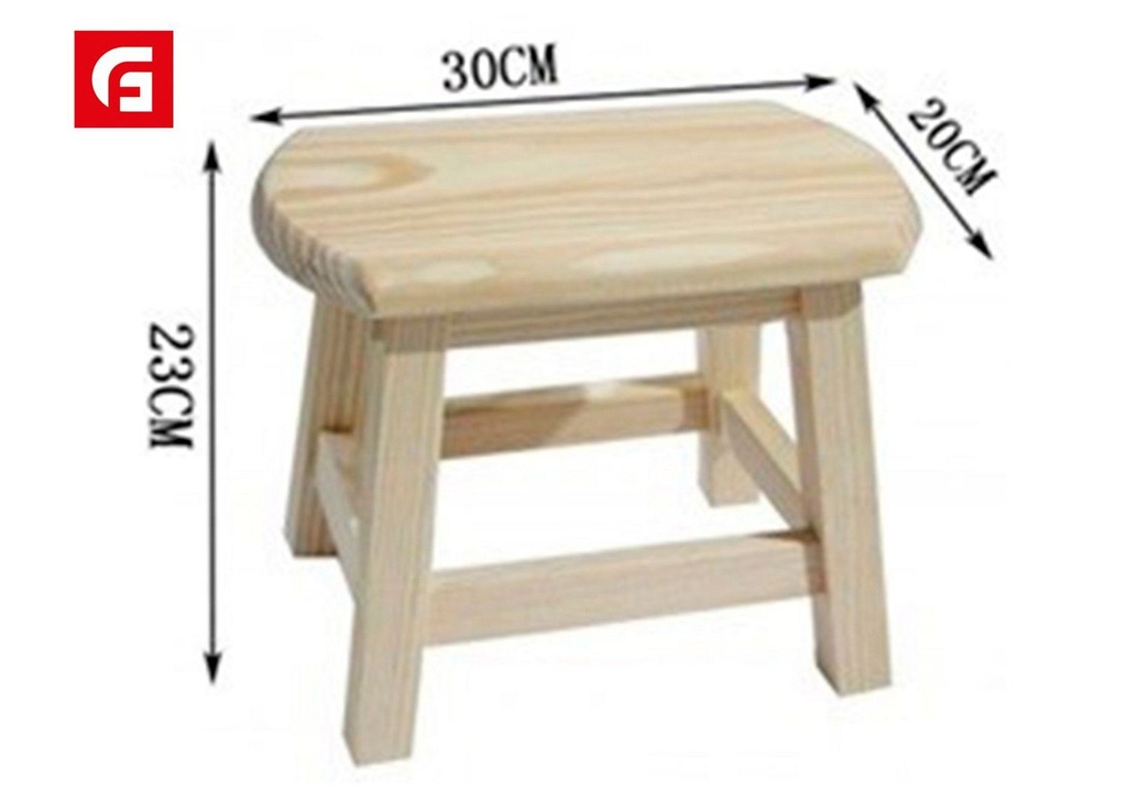 Banco oval N1 20*30*23 cm - Mueble decorativo