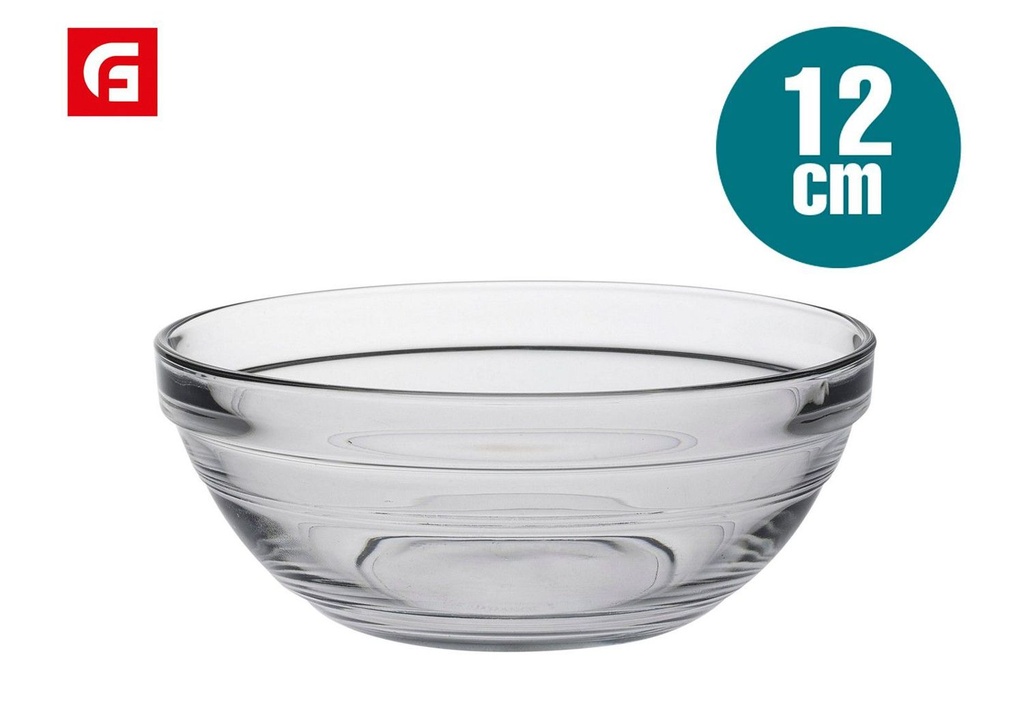Bol de vidrio apilable 310cc - Vajilla de cristal