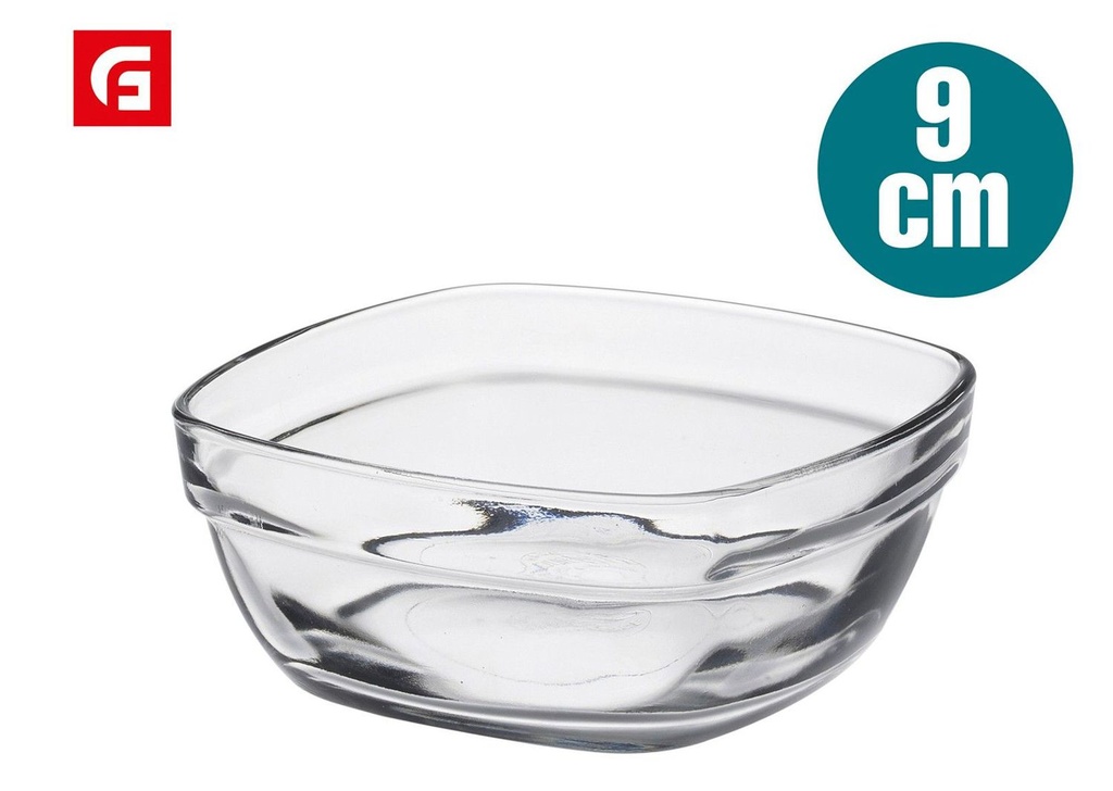 Bol de vidrio apilable LYS 9cm 150cc - Vajilla de cristal
