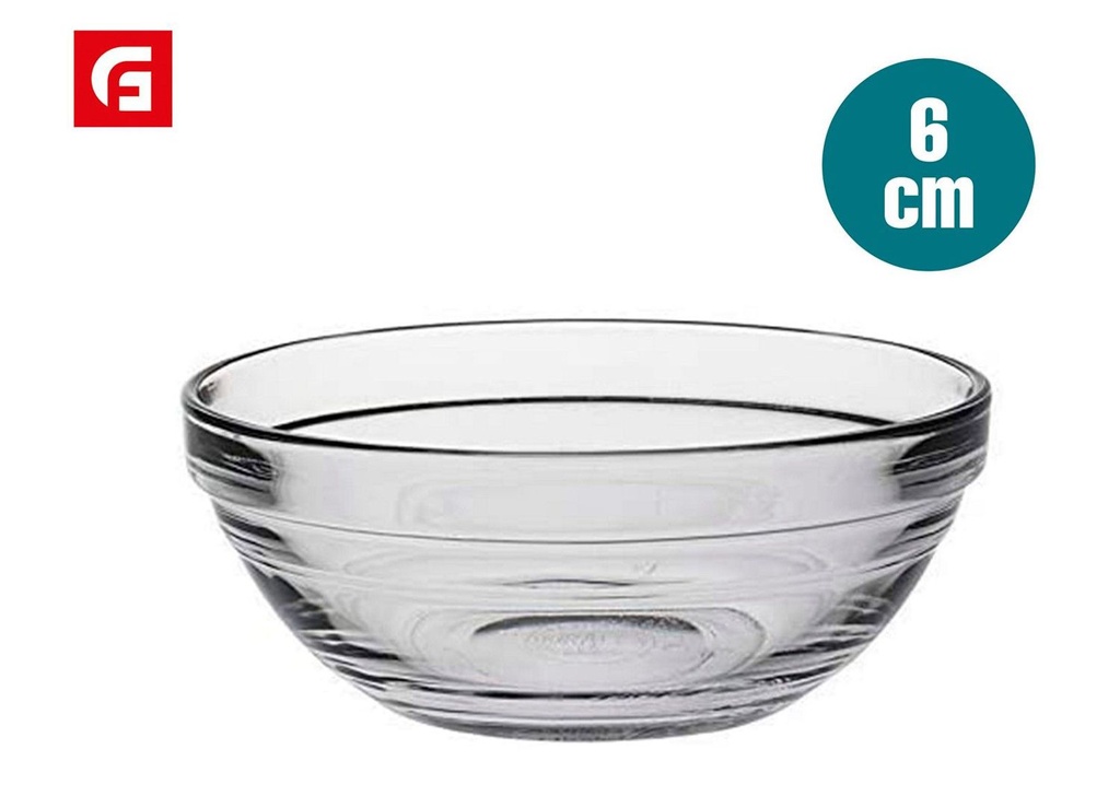 Ensaladera apilable LYS 6 cm - Utensilios de vidrio
