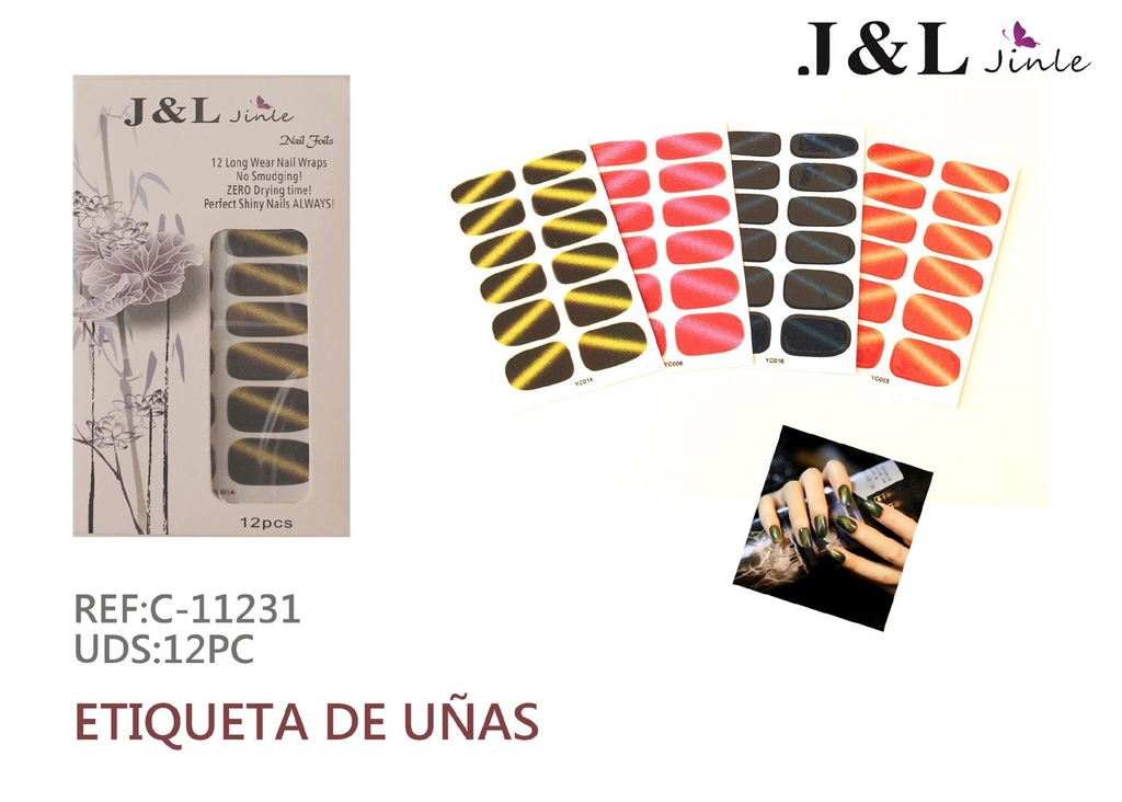 Esmaltes adhesivo para uñas para decoración